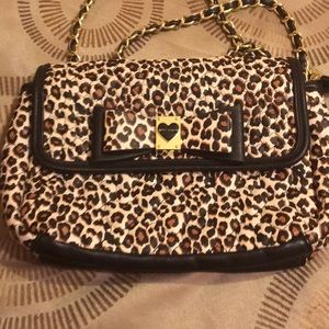Betsey Johnson purse chain straps new no box